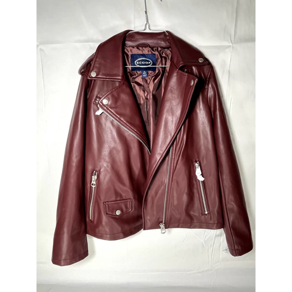 Scoop Ladies Faux Leather Jacket